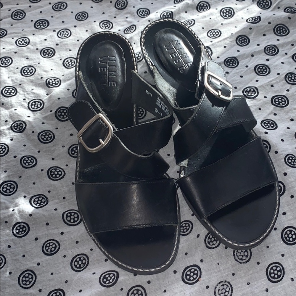 Nine West Leather Sandals